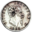 20 centesimi Regno Italia Vittorio Emanuele II stemma dritto