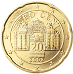 20 eurocent Austria dritto