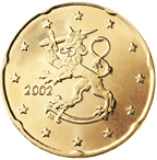 20 eurocent Finlandia dritto