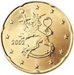 20 eurocent Finland obverse