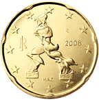 20 eurocent Italia seconda serie dritto