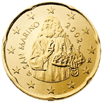 20 eurocent San Marino obverse