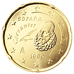 20 eurocent Spagna dritto