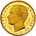 20 Lire Regno Italia Vittorio Emanuele III Aquila sabauda dritto