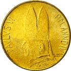 20 Lire Città del Vaticano Paolo VI tipo II dritto