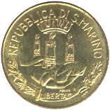 200 Lire San Marino 1982 dritto