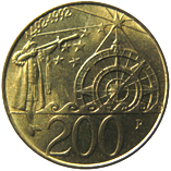 200 Lire San Marino 1992 verso
