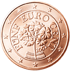 5 eurocent Austria obverse