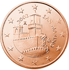 5 eurocent San Marino dritto