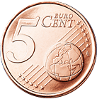 5 eurocent Lettonia verso