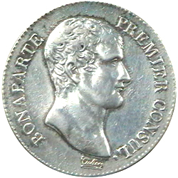 5 Franchi Prima Repubblica Bonaparte dritto