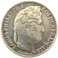 50 centesimi Regno Luigi Filippo dritto