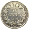 50 centesimi Regno Luigi Filippo verso