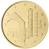 50 eurocent Andorra dritto