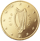 50 eurocent Ireland obverse