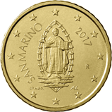 50 eurocent San Marino dritto 3 terza serie