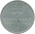 50 heller Slovacchia dritto