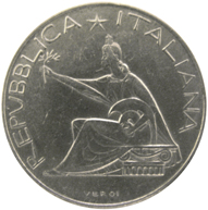 500 lire argento 1961 dritto