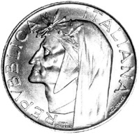 500 lire argento 1965 dritto