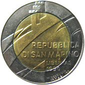 500 Lire San Marino 1990 dritto