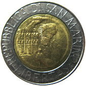 500 Lire San Marino 1994 dritto