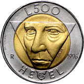 500 Lire San Marino 1996 verso