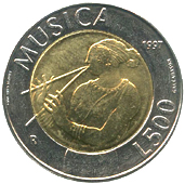 500 Lire San Marino 1997 verso