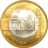 500 Talleri 2002 Slovenia dritto